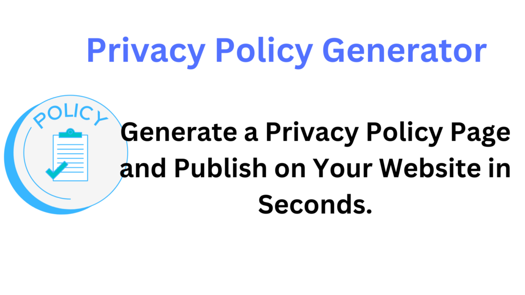 Privacy Policy Generator