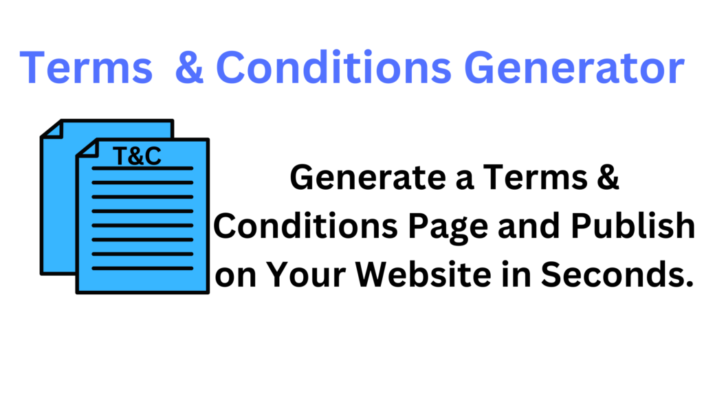 Terms & Conditions Generator