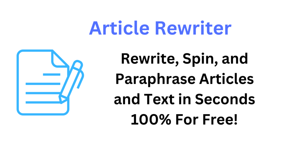 Article Rewriter